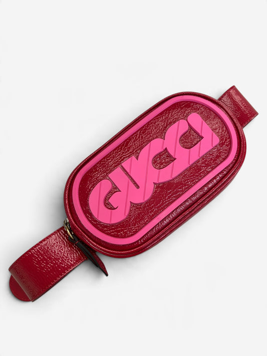 Gucci Patent Leather Retro Logo Belt Bag -2018