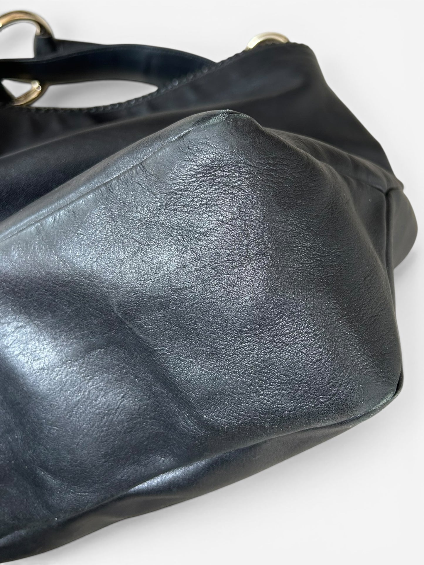 Gucci Horsebit Hobo - Black Leather