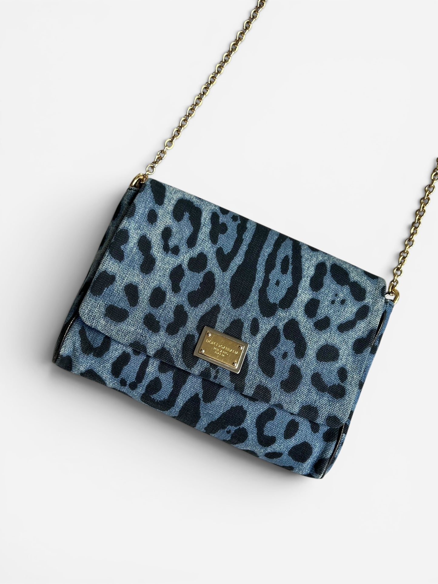 Dolce & Gabbana Denim leopard print
