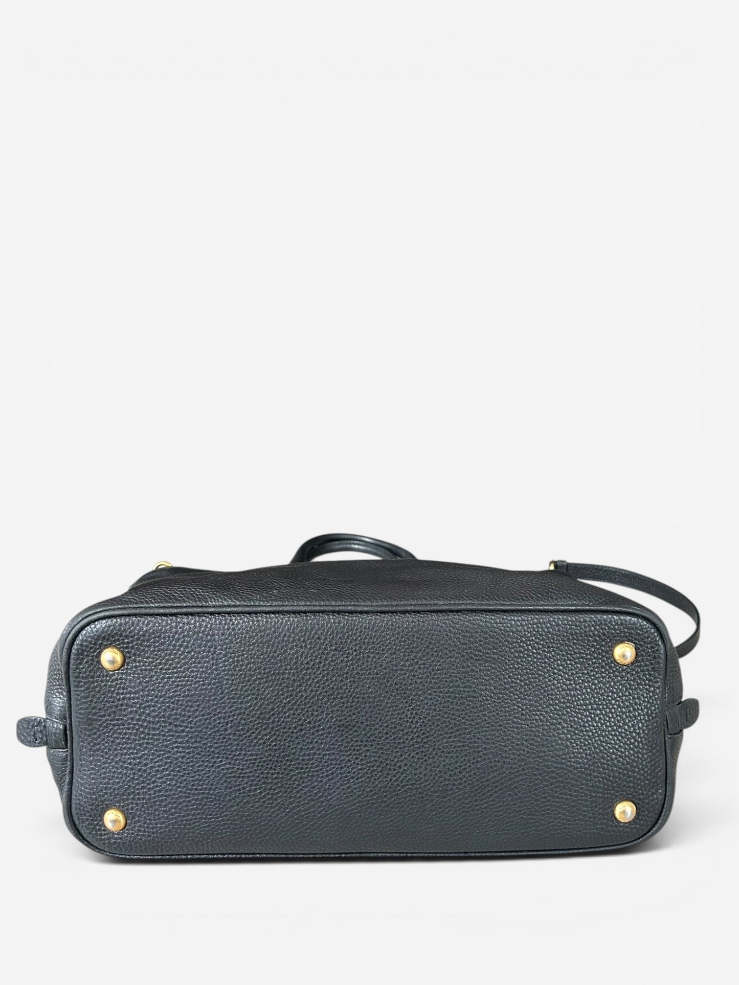 Prada vitello Diano side zip - Black Leather