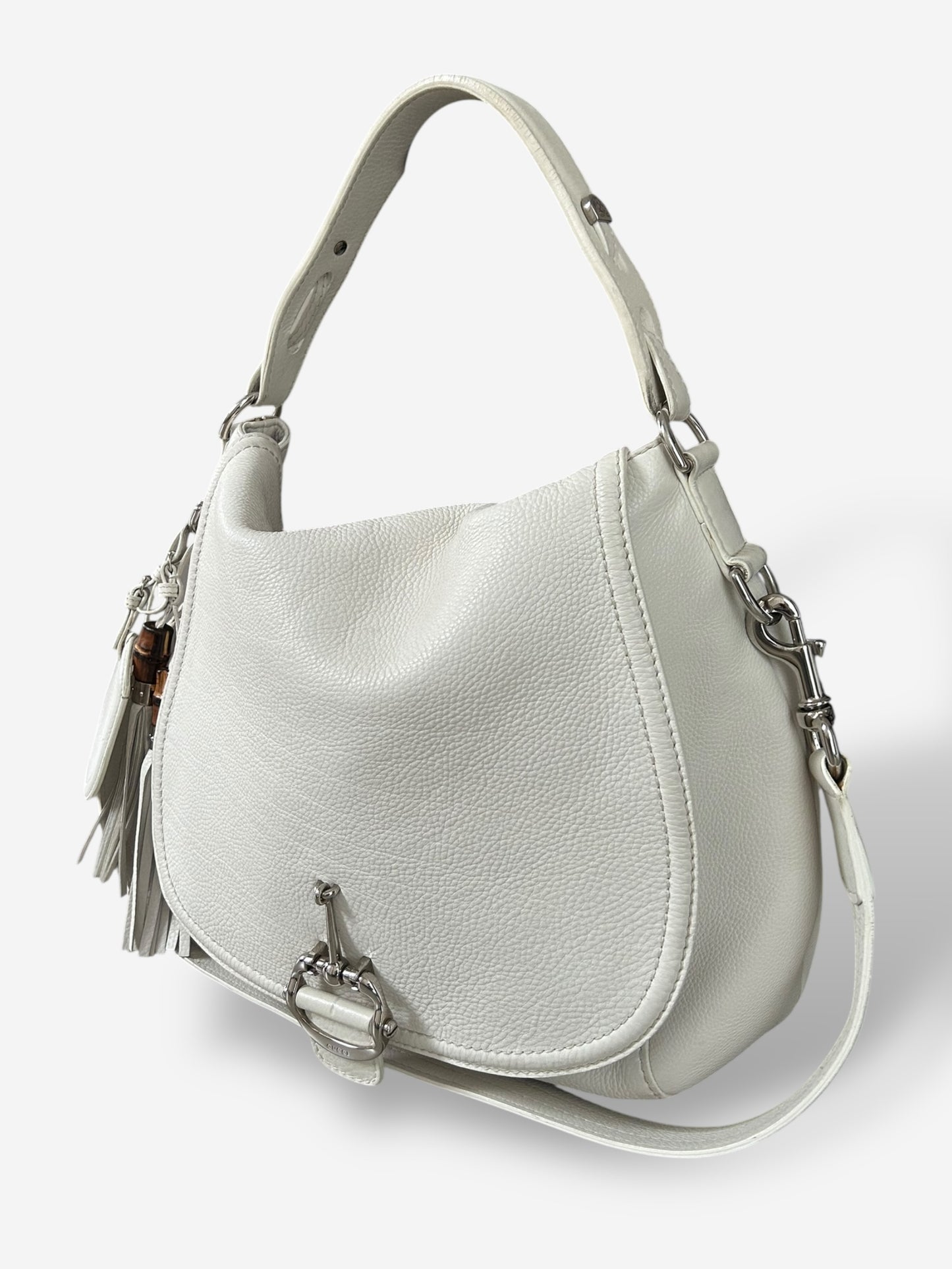 Gucci large Techno Horsebit Hobo