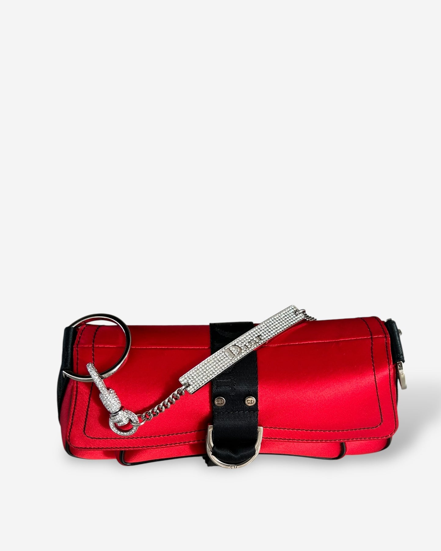 Dior Hardcore mini Rhinestone Chain Bag - John Galliano 2003