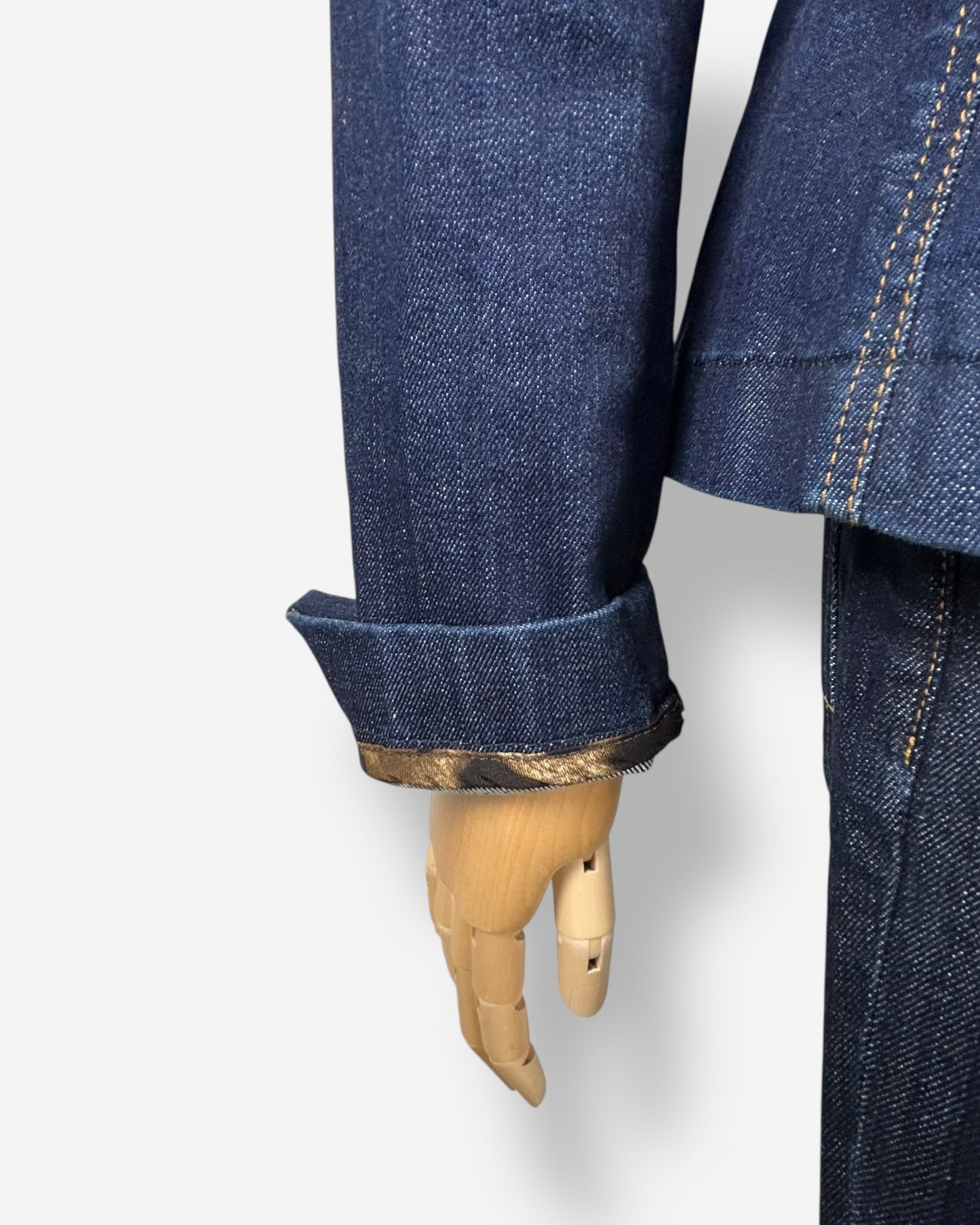 Dolce & Gabbana Denim/panter print jacket Jacket