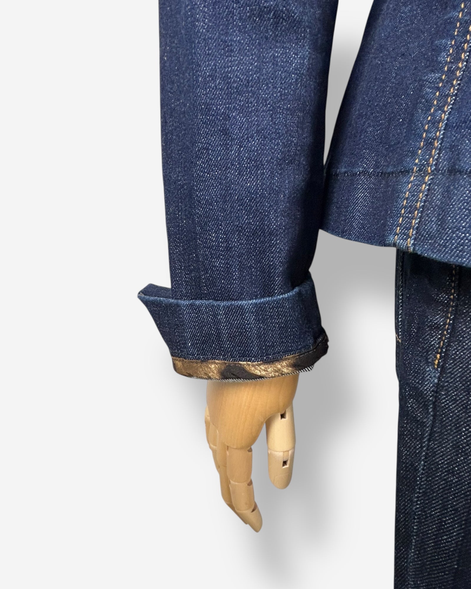 Dolce & Gabbana Denim/panter print jacket Jacket