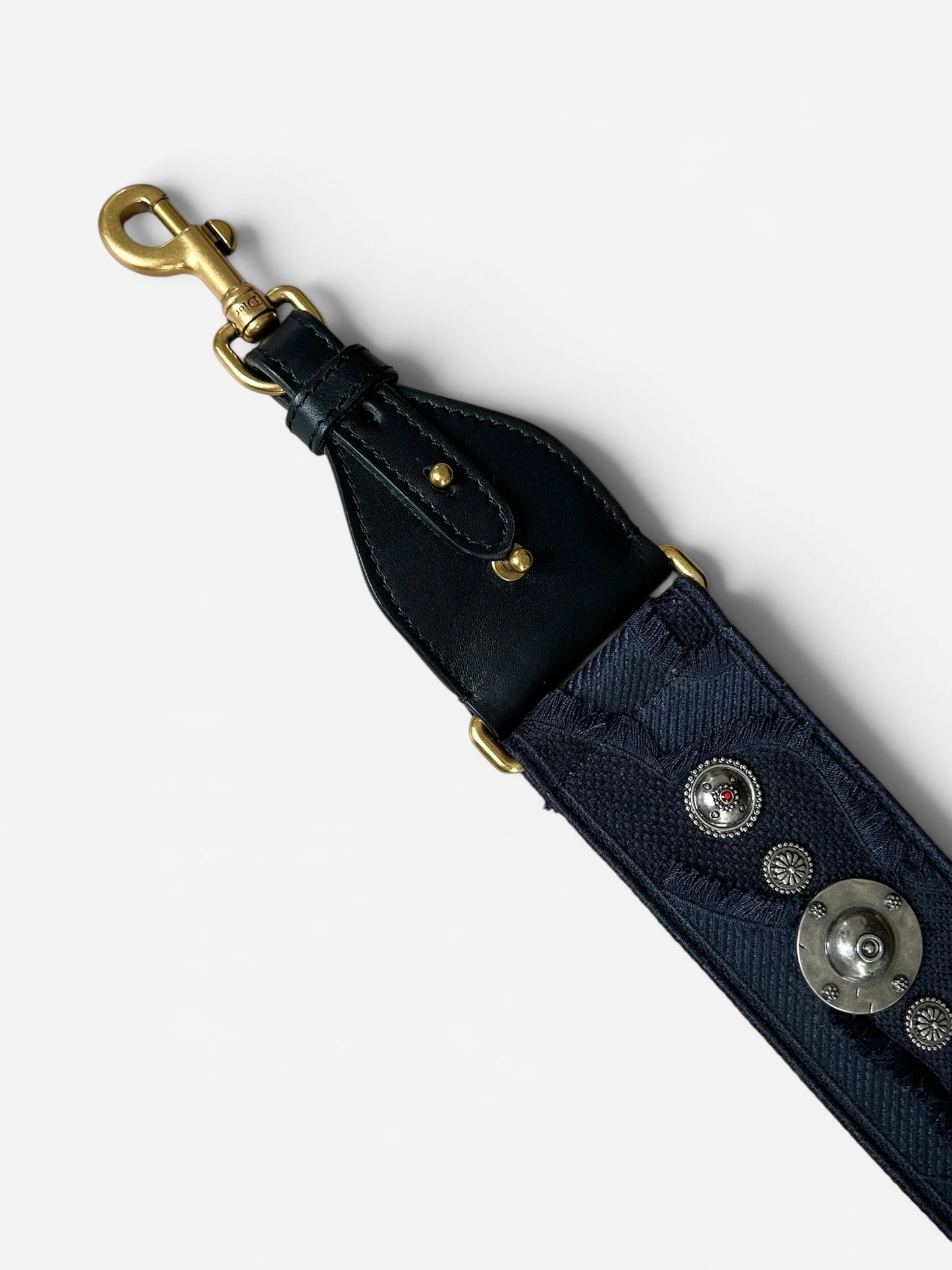 Christian Dior Studded Bag strap - Canvas Embroidered