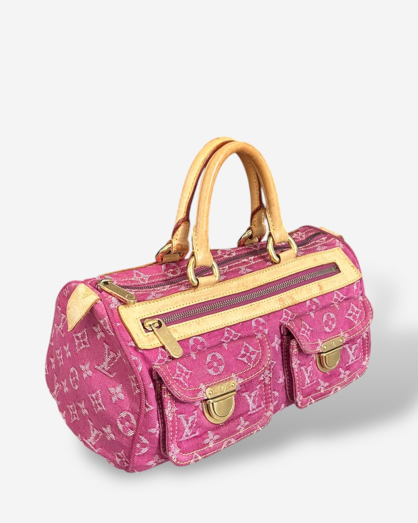 Louis Vuitton Neo speedy Denim Pink