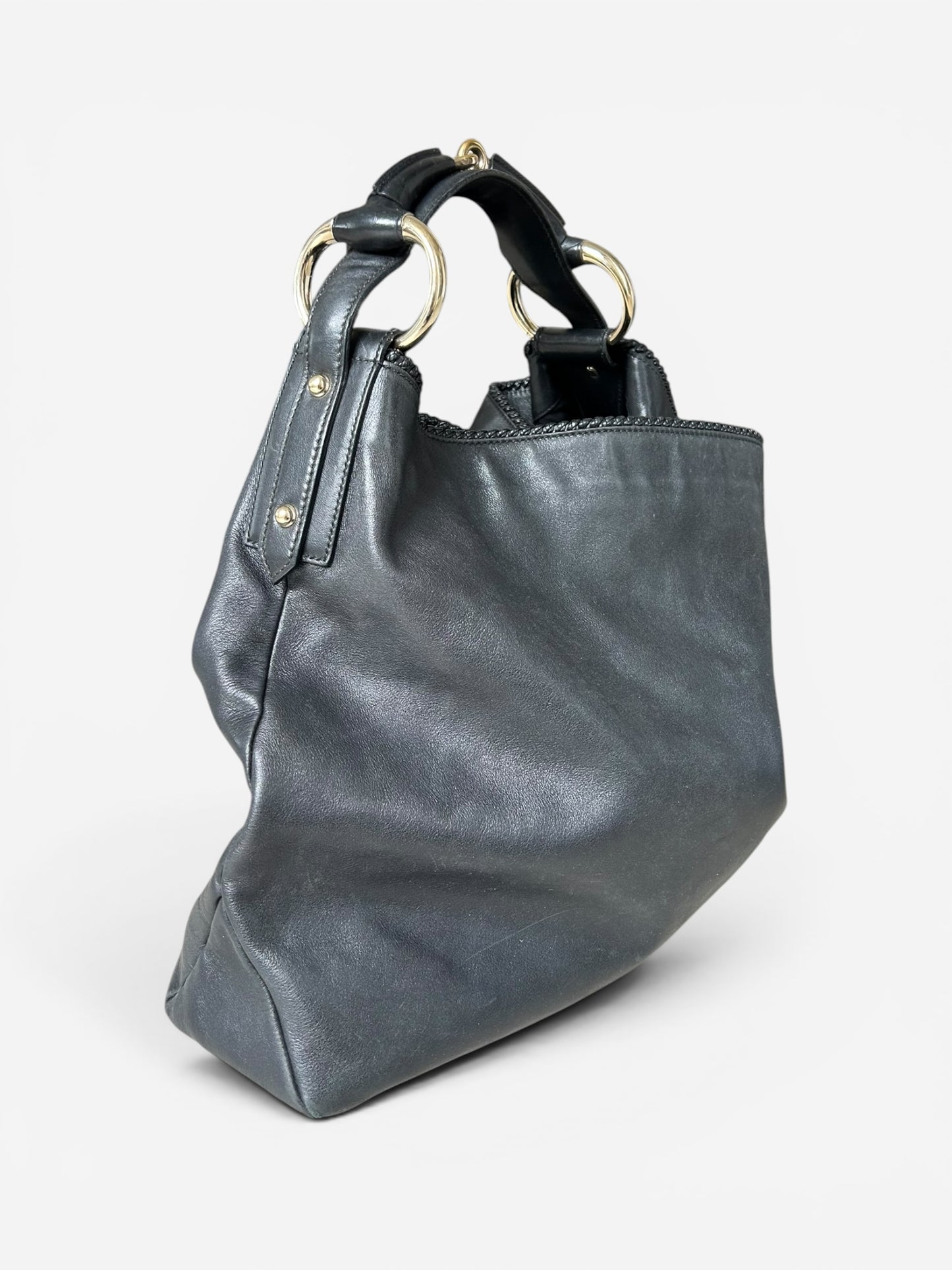 Gucci Horsebit Hobo - Black Leather