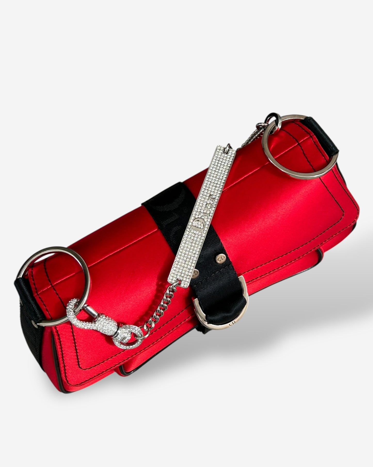 Dior Hardcore mini Rhinestone Chain Bag - John Galliano 2003
