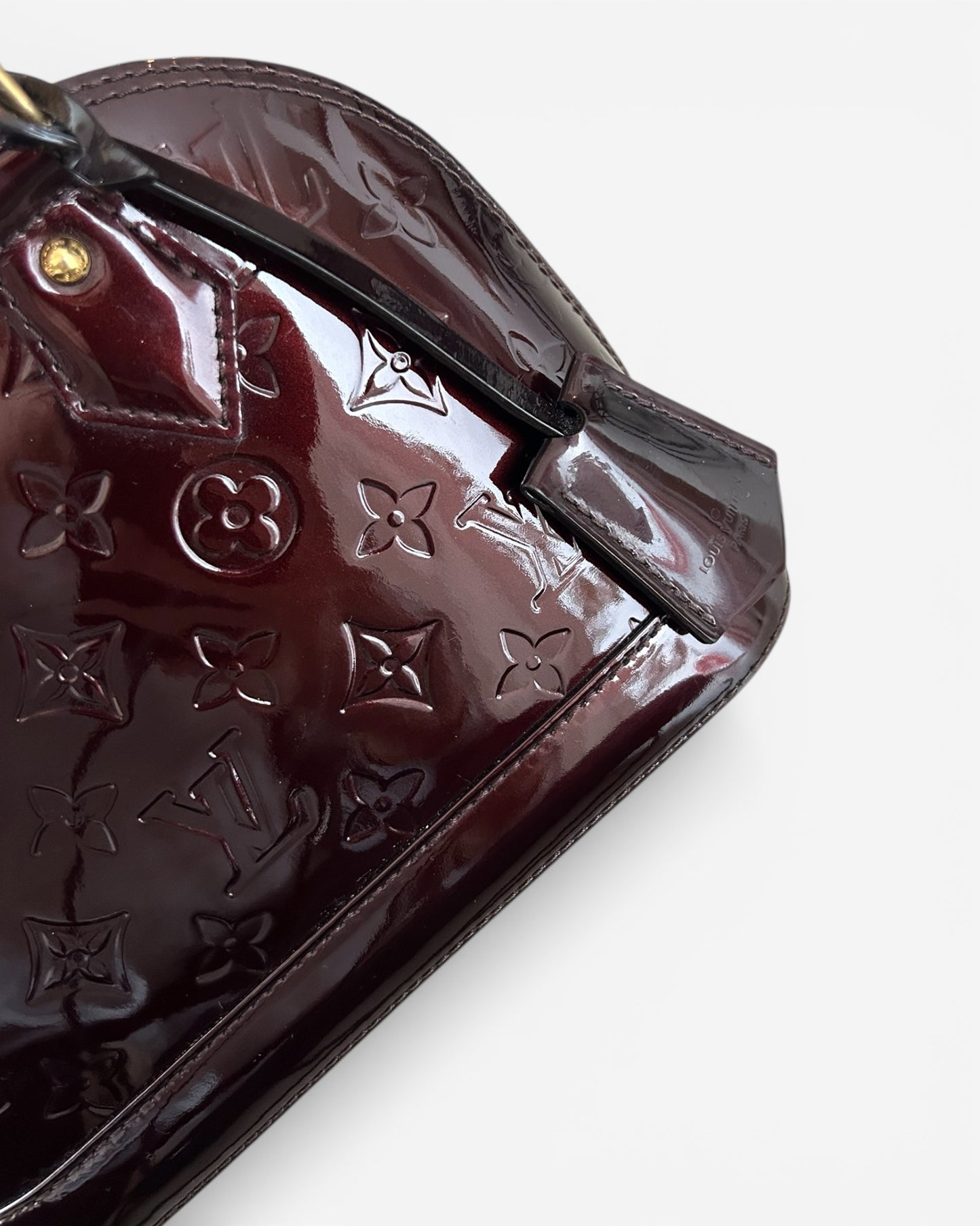 Louis Vuitton Alma BB Vernis Amarante