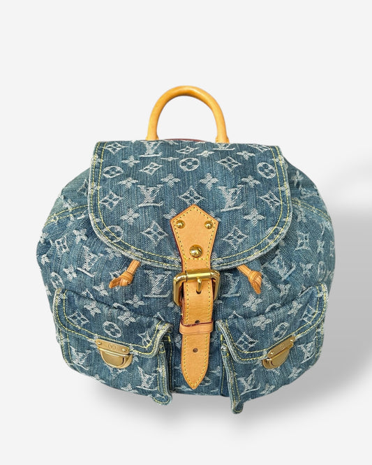 Louis Vuitton Sac a Dos GM denim backpack