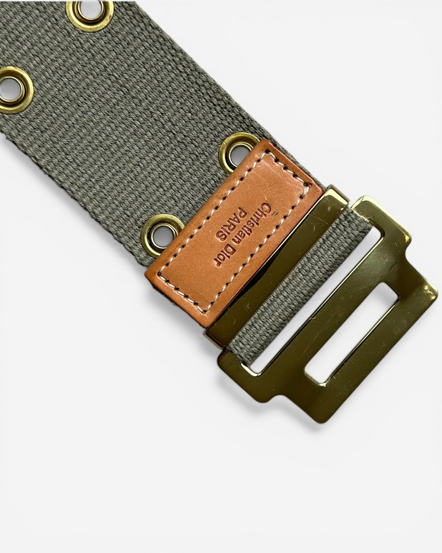 Christian Dior Vinatge Street Chic Military Belt - John Galliano 2002