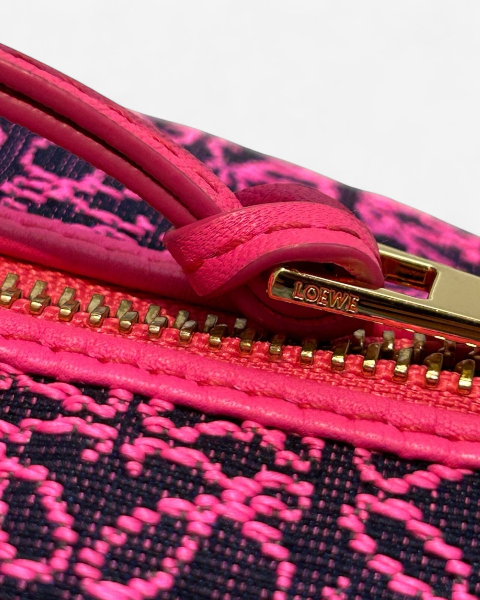 Loewe Cubi Bag zipper gold tone hardwear