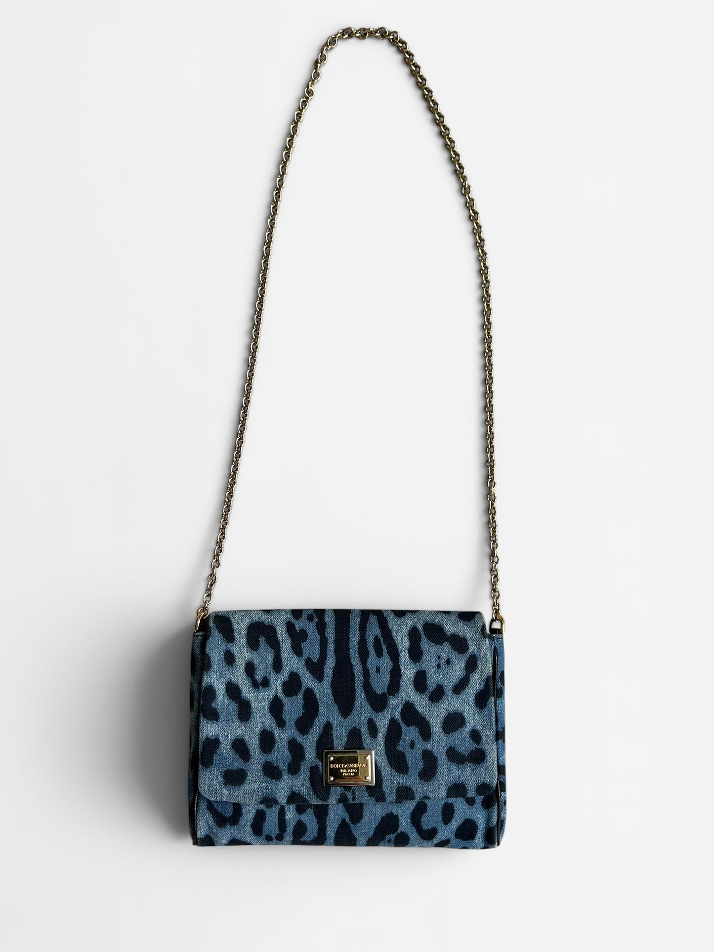 Dolce & Gabbana Denim leopard print