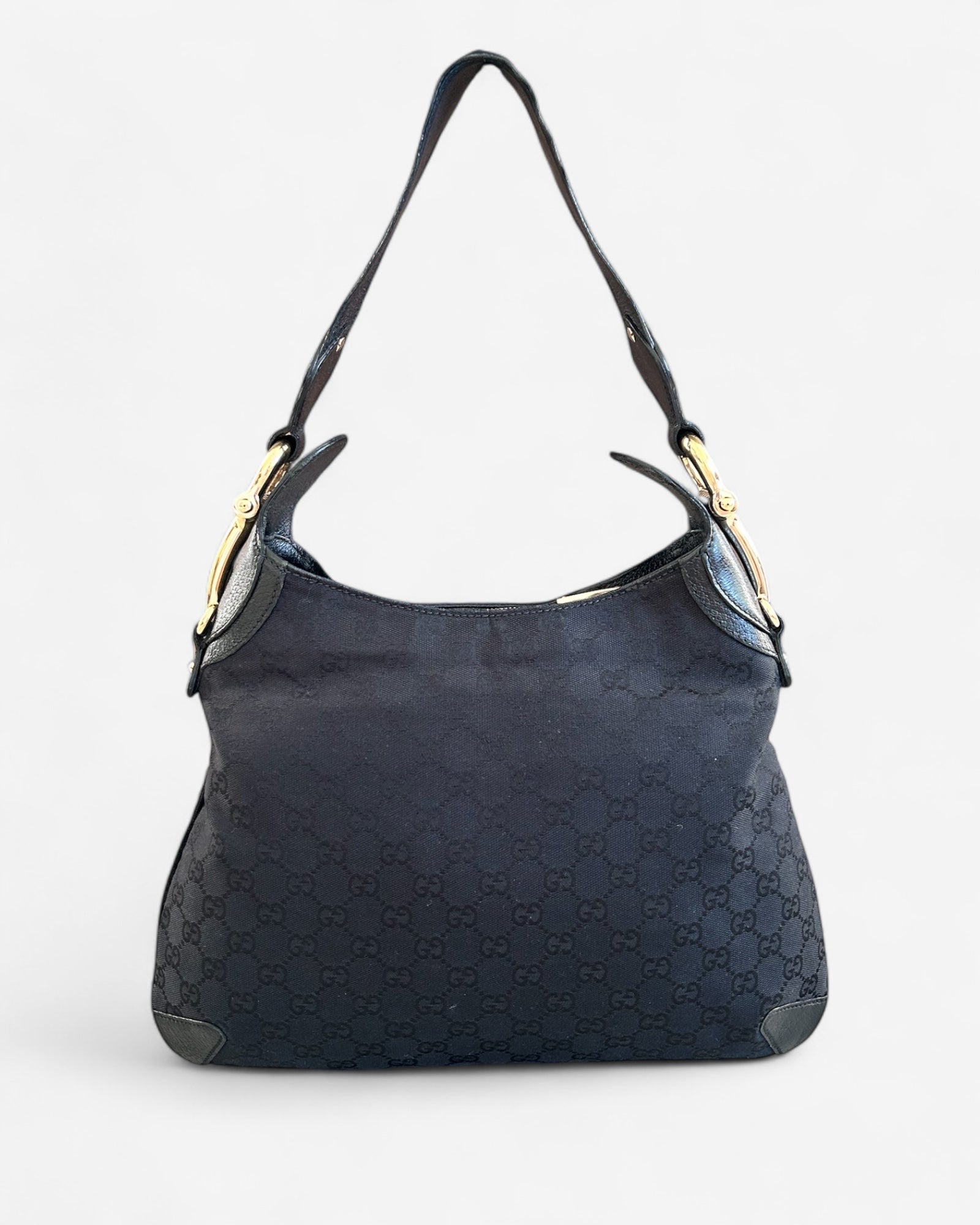 Gucci GG Canvas Creole Horsebit Bag