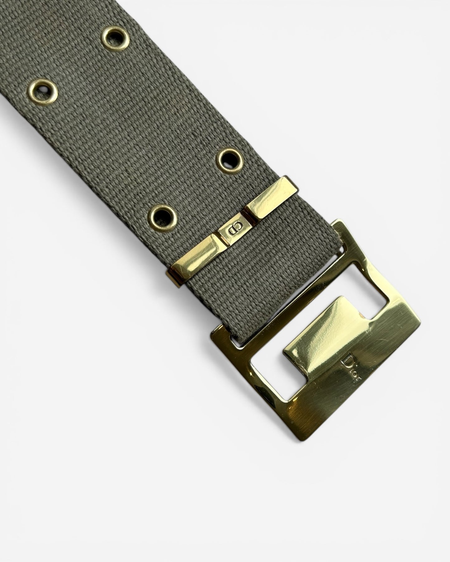 Christian Dior Vinatge Street Chic Military Belt - John Galliano 2002