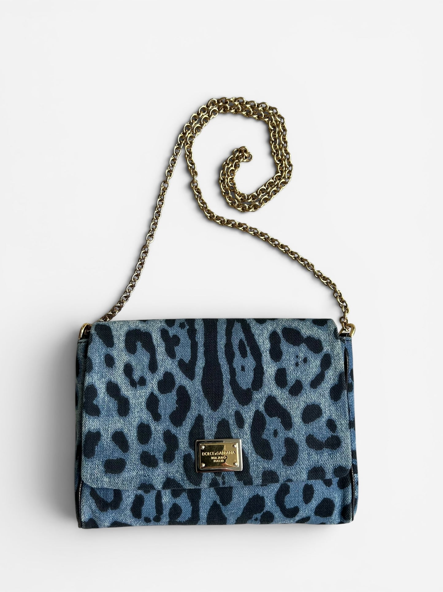 Dolce & Gabbana Denim leopard print