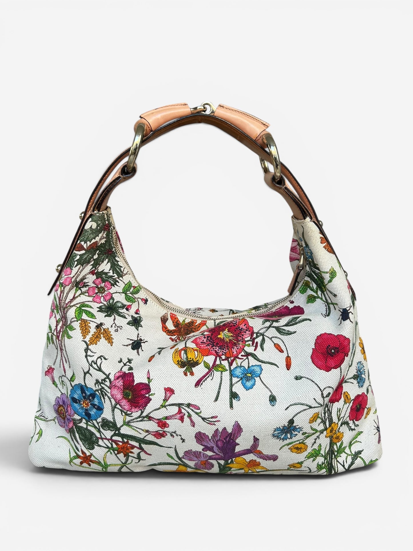 Gucci Flora Horsebit Hobo