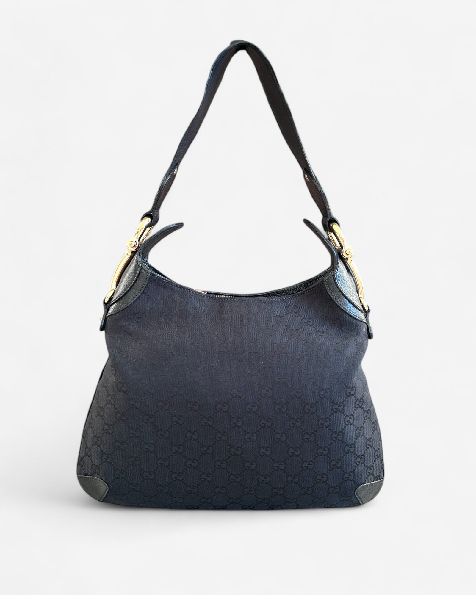 Gucci GG Canvas Creole Horsebit Bag