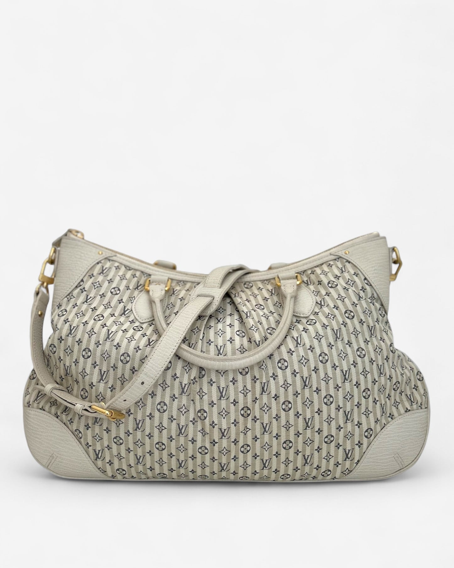 louis vuitton croisette marina bag in beige monogram mini lin canvas